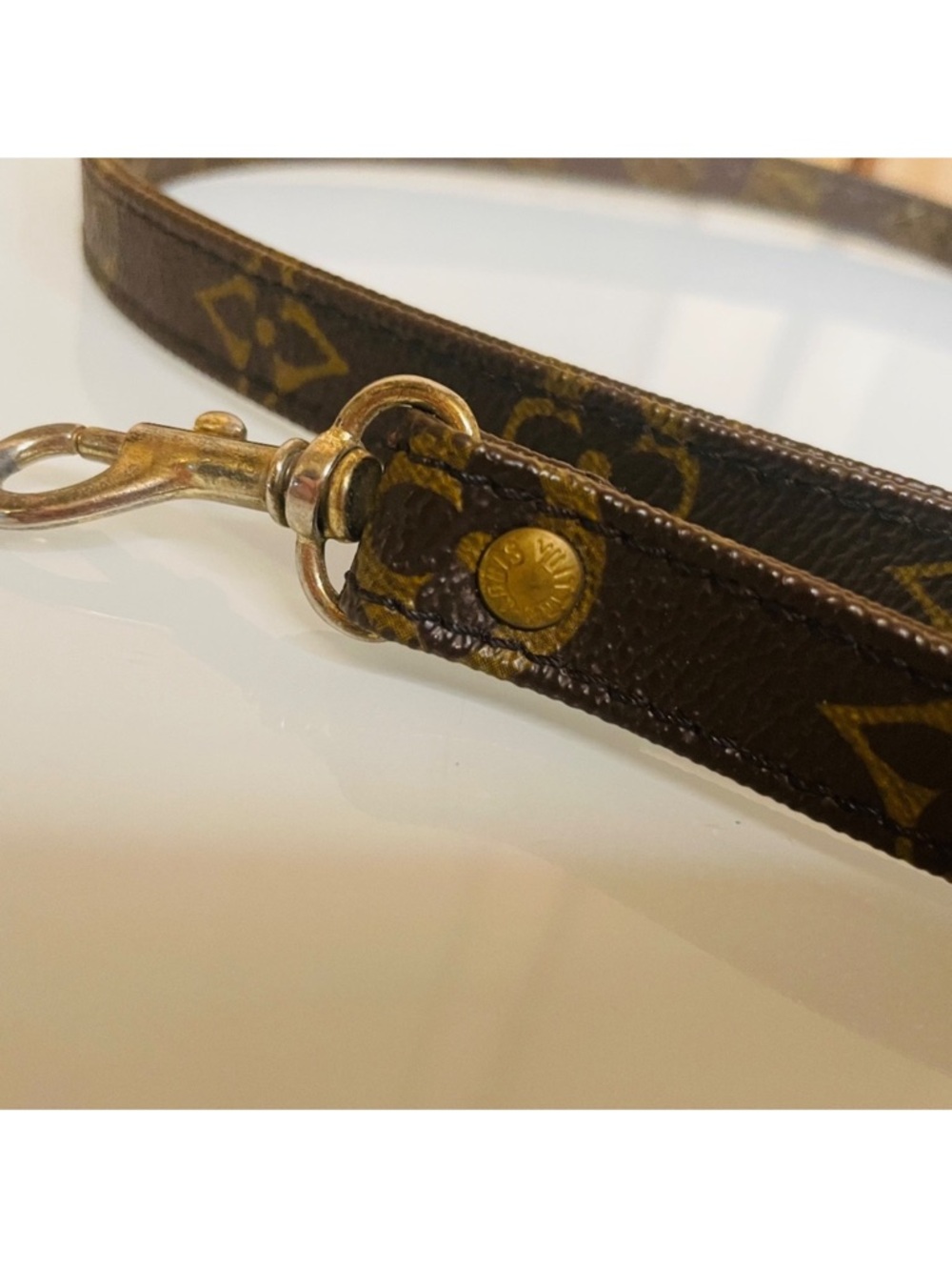 Louis Vuitton Brown Monogram Canvas Speedy  25 Bag with Tan Leather Trim - Picture 15 of 16